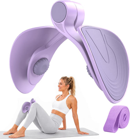 Pelvic Floor Exercise Devices 35Lb Resistance Kegel Thigh Trainer with Band