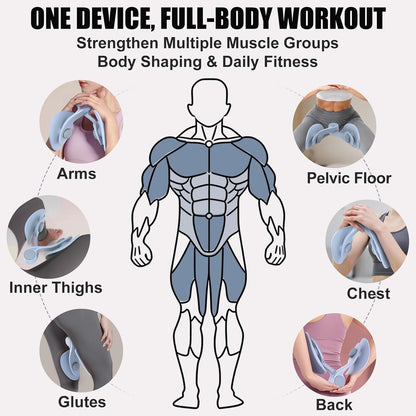 Pelvic Floor Exercise Devices 35Lb Resistance Kegel Thigh Trainer with Band