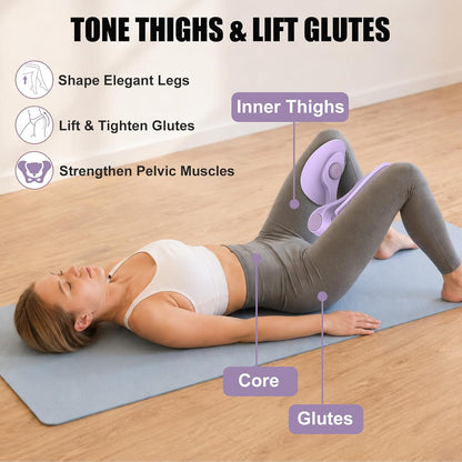 Pelvic Floor Exercise Devices 35Lb Resistance Kegel Thigh Trainer with Band