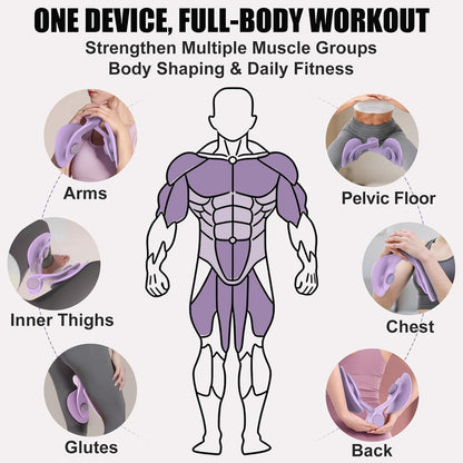 Pelvic Floor Exercise Devices 35Lb Resistance Kegel Thigh Trainer with Band