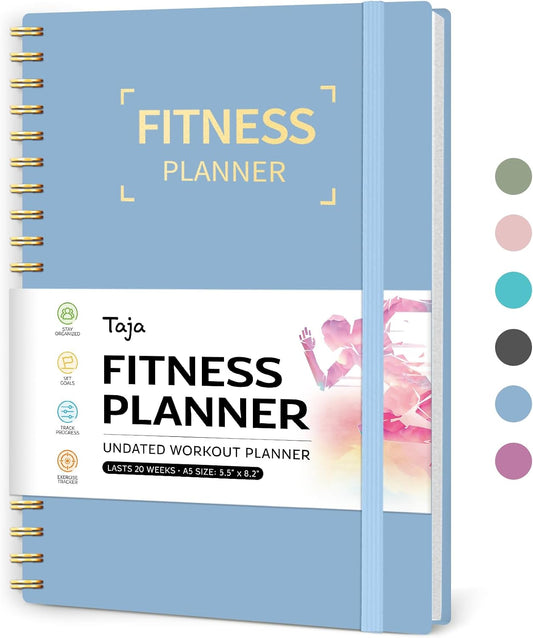 Fitness Workout Journal & Log Book for Women & Men, Fitness Planner