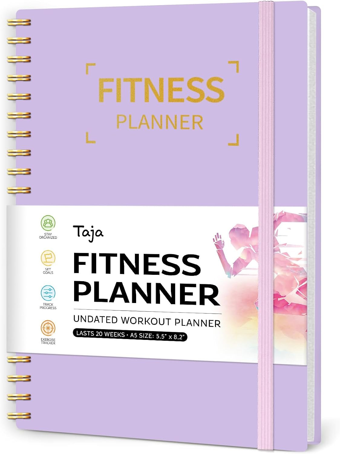 Fitness Workout Journal & Log Book for Women & Men, Fitness Planner