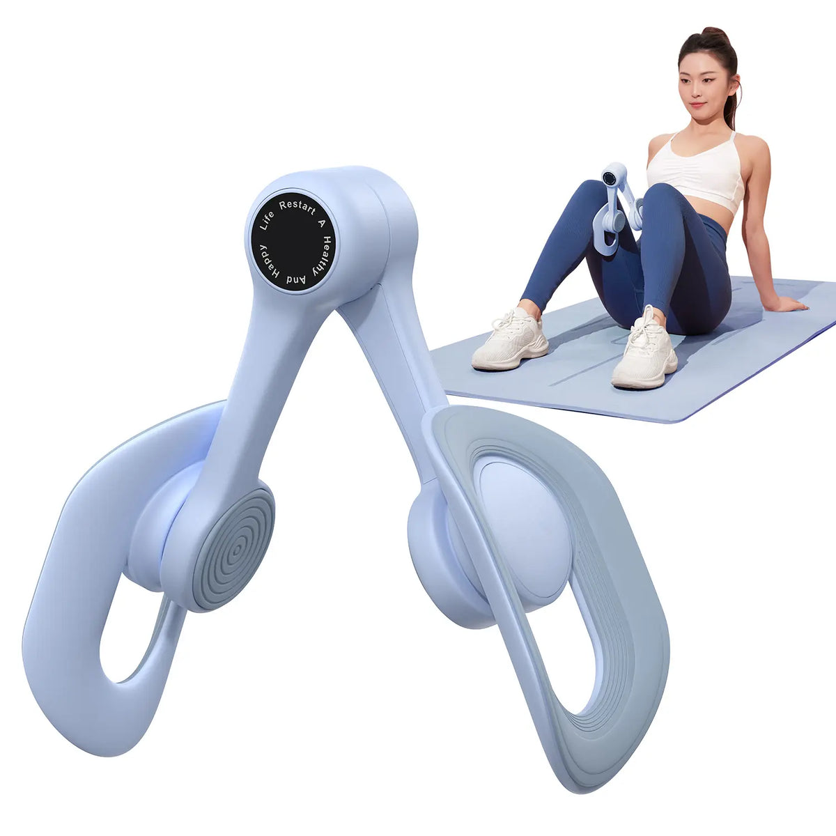 Merach Thigh Trainer - Versatile Home Fitness Equipment for Inner Thighs, Legs, and Arms with Optional Versions: Standard, Strap, and Smart Counter - Ideal for Back to School Fitness Goals