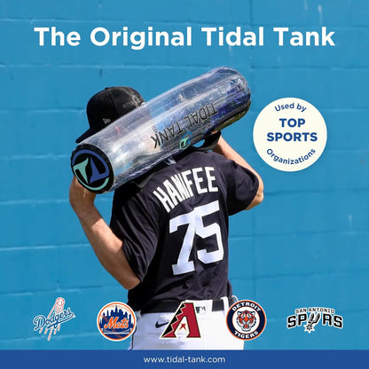 Tube - the Original Aqua Bag - Water Weight Bag up to 79 Lbs - Adjustable Workout Sand Bags Weights Alternative - Portable Sandbag Fitness Equipment Set, Home Exercise Gym - Including App