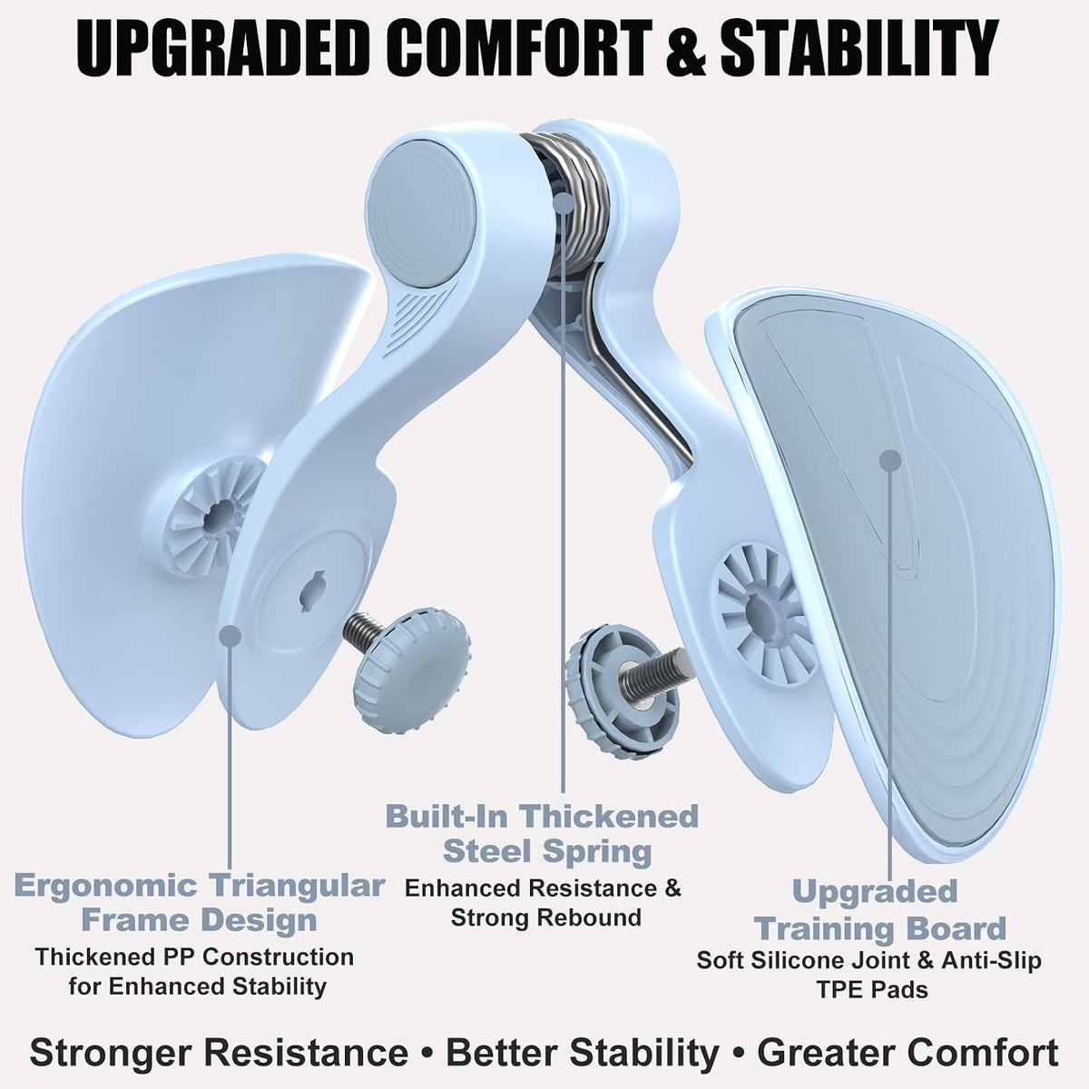 Pelvic Floor Exercise Devices 35Lb Resistance Kegel Thigh Trainer with Band
