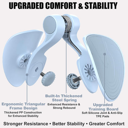 Pelvic Floor Exercise Devices 35Lb Resistance Kegel Thigh Trainer with Band