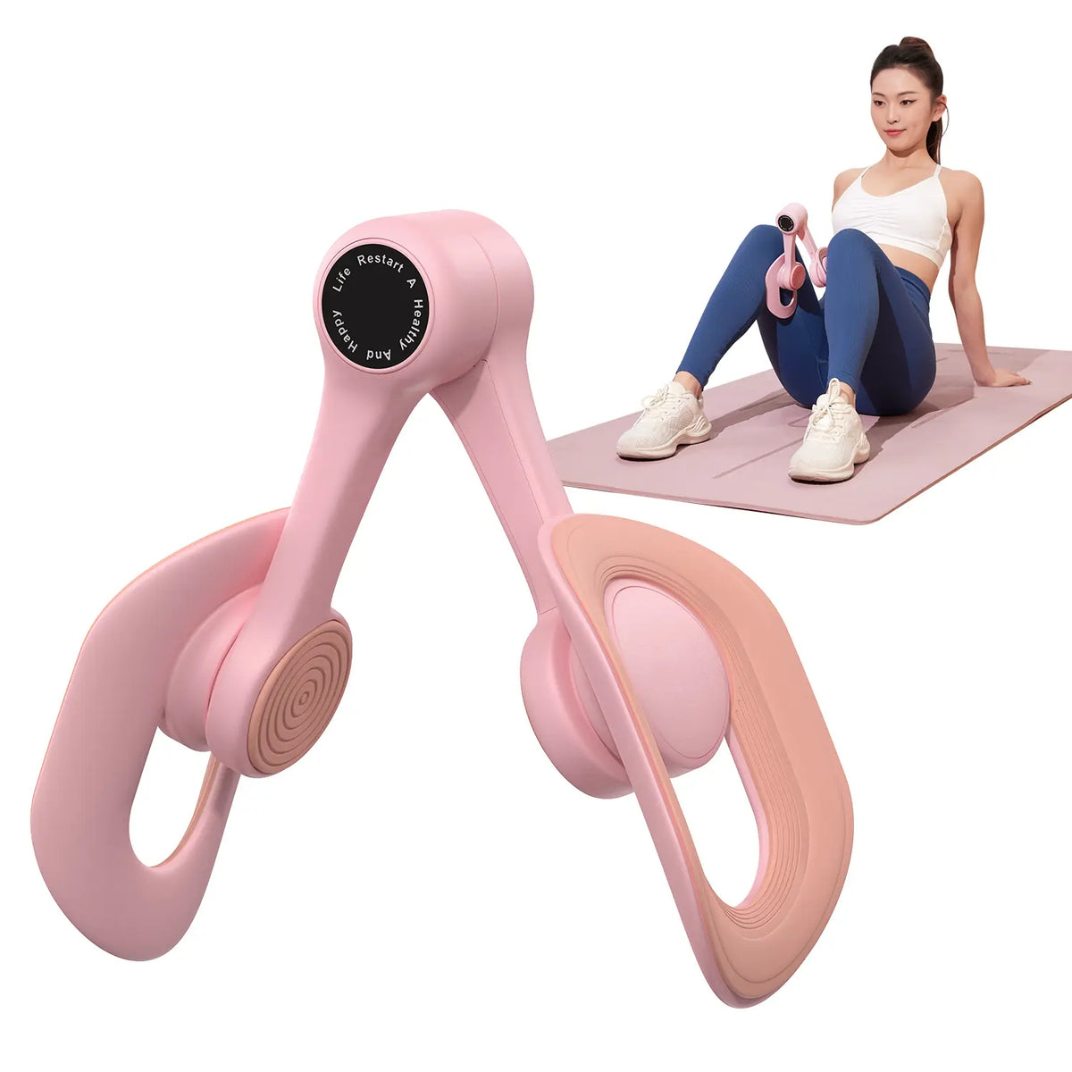 Merach Thigh Trainer - Versatile Home Fitness Equipment for Inner Thighs, Legs, and Arms with Optional Versions: Standard, Strap, and Smart Counter - Ideal for Back to School Fitness Goals