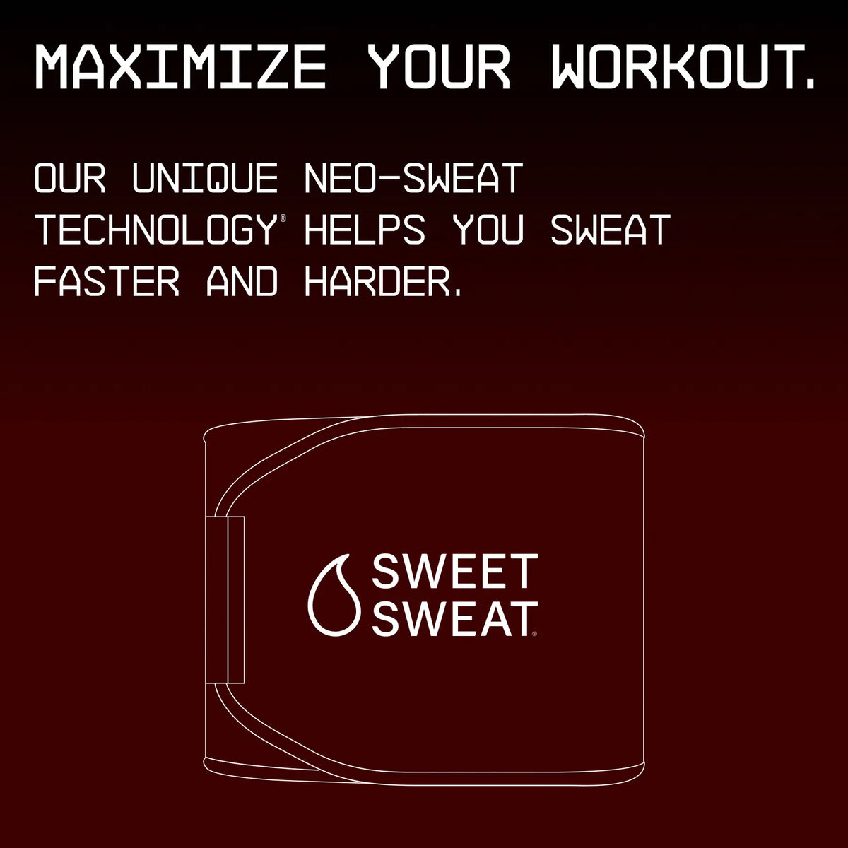 Sweet Sweat Ab Trainer - Adjustable Waist Trainer Belt for High-Intensity Workouts, Available in 5 Sizes - Black/Pink