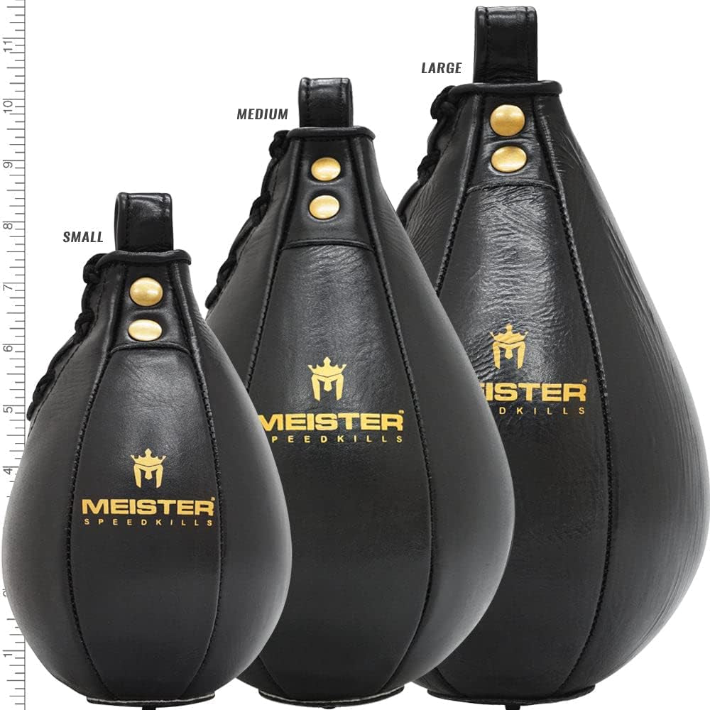 Speedkills Premium Leather Speed Bag with Lightweight Latex Bladder