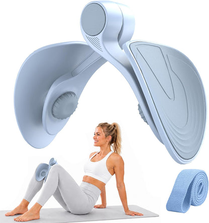 Pelvic Floor Exercise Devices 35Lb Resistance Kegel Thigh Trainer with Band