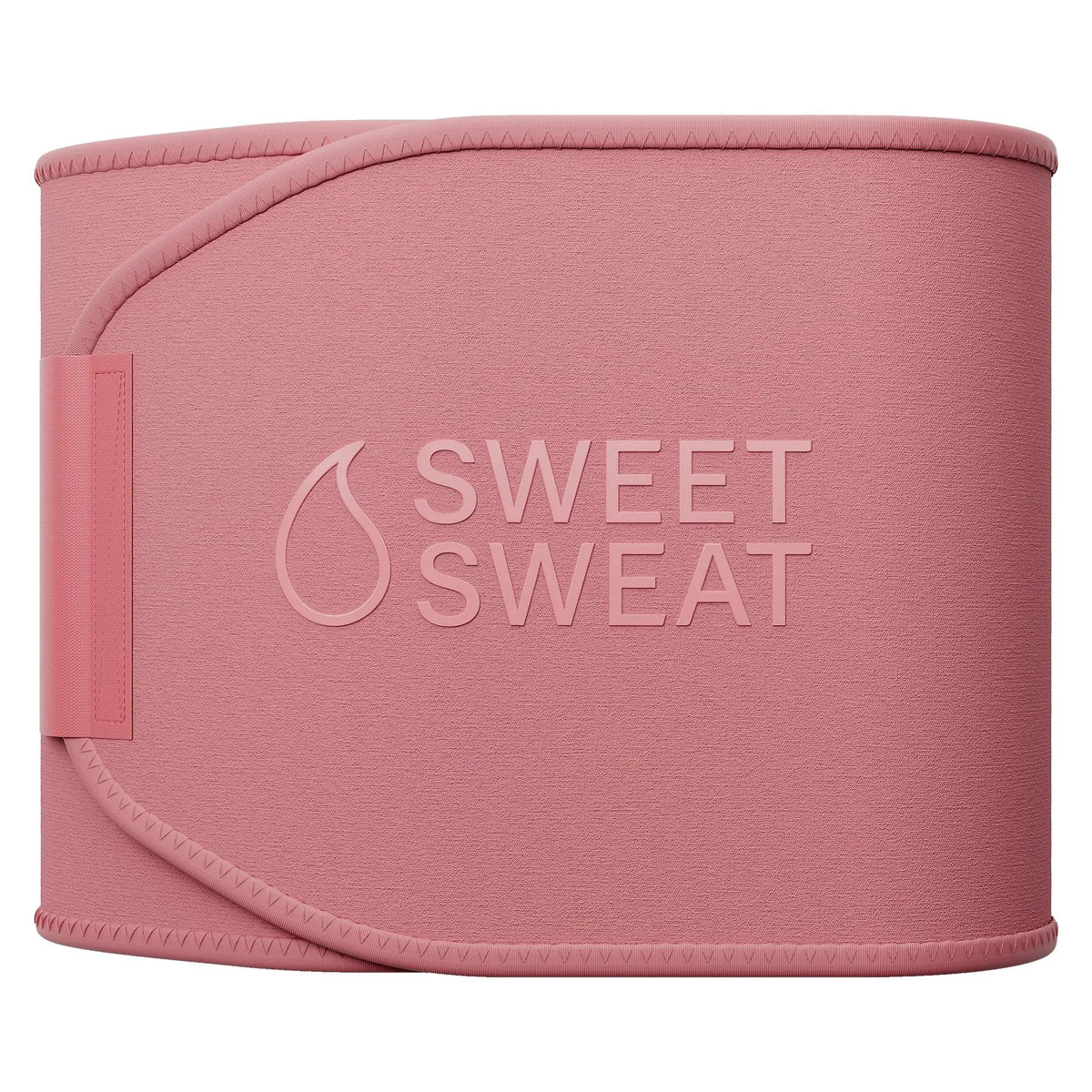 Sweet Sweat Ab Trainer - Adjustable Waist Trainer Belt for High-Intensity Workouts, Available in 5 Sizes - Black/Pink