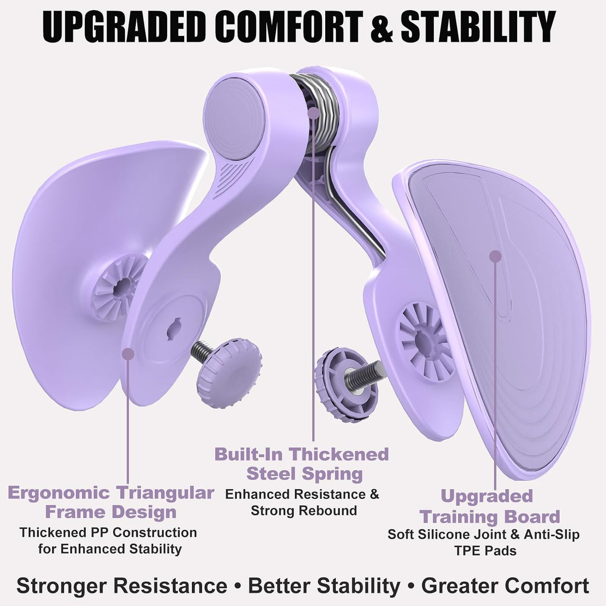 Pelvic Floor Exercise Devices 35Lb Resistance Kegel Thigh Trainer with Band