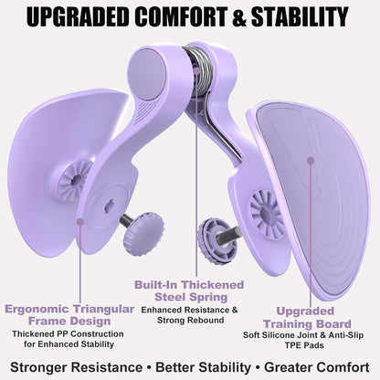 Pelvic Floor Exercise Devices 35Lb Resistance Kegel Thigh Trainer with Band